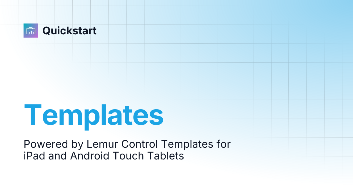 Templates | TWISTED TOOLS | Quickstart