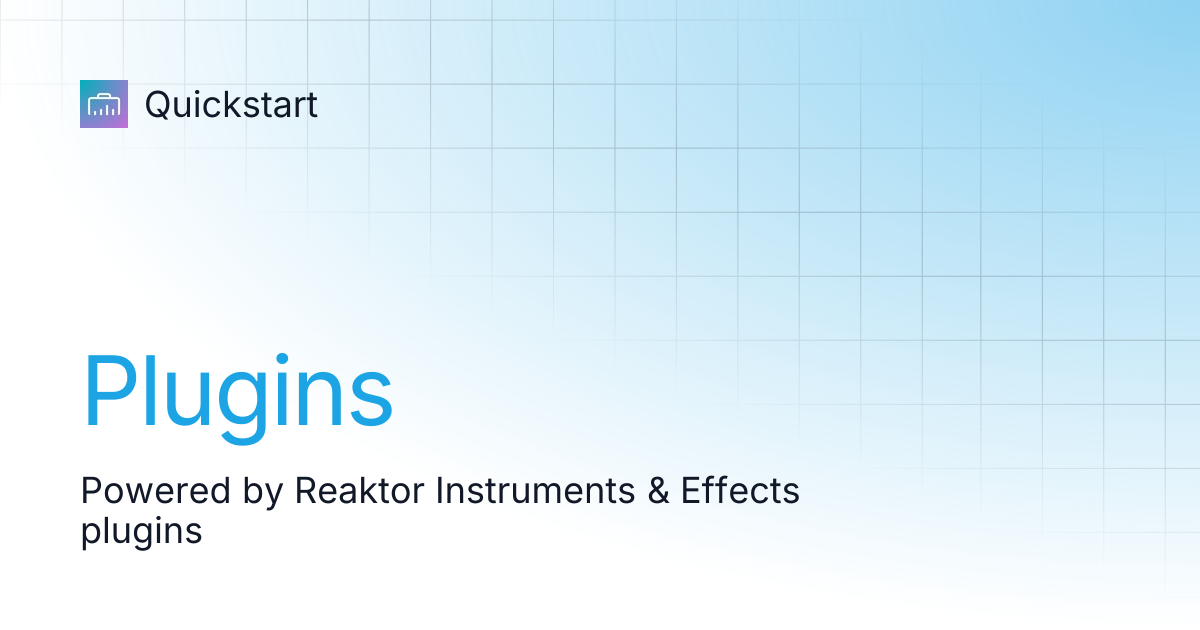 Plugins | TWISTED TOOLS | Quickstart
