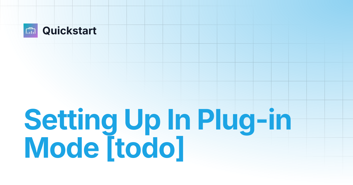 Setting Up In Plug-in Mode [todo] | TWISTED TOOLS | Quickstart