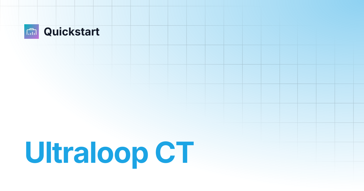Ultraloop CT | TWISTED TOOLS | Quickstart